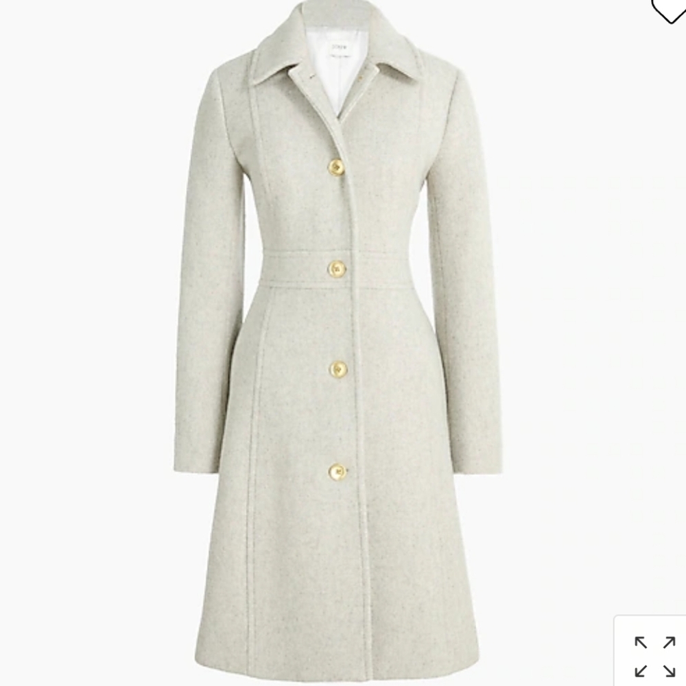 Brand New J.Crew Wool-Blend Coat